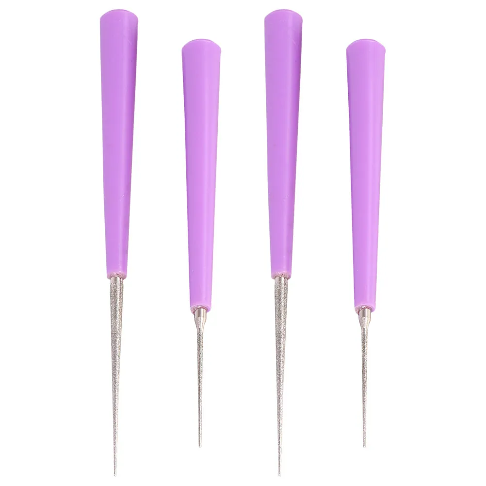 4Pcs Hand Drill Bead Hole Maker DIY Reamer Tool for Jewelry Crafting Beads Gemstones Pearls Hole Punch Tools Jewelry Making
