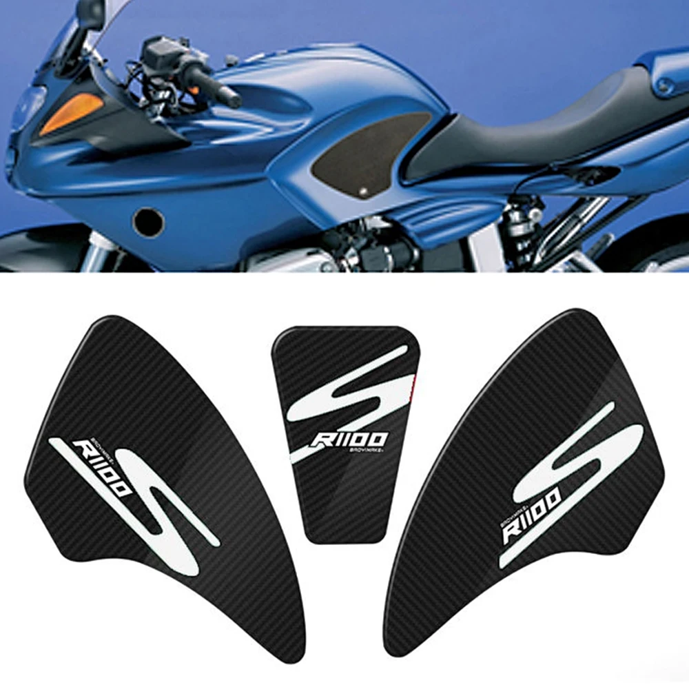 NEW Motorcycle Anti Slip Fuel Oil Tank Pad Side Knee Grip Decal Protector Sticker Pads FOR BMW R1100S R 1100 S 1100S 1998-2006