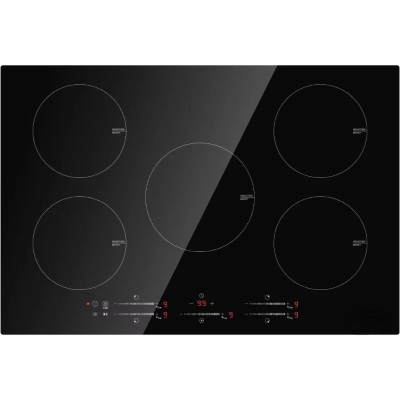 Induction Cooktop,Built in Induction Stove Top, Electric Cooktop,Timer & Child Safety Lock, Sensor Touch Control