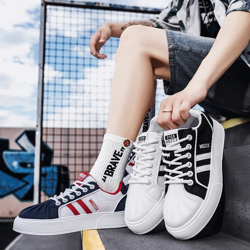 

2025 Новый мужской дизайн, оригинальный низкий верх, плоский нескользящий ремешок, двухцветная, новая износостойкая мужская обувь для отдыха на открытом воздухе с круглой головкой