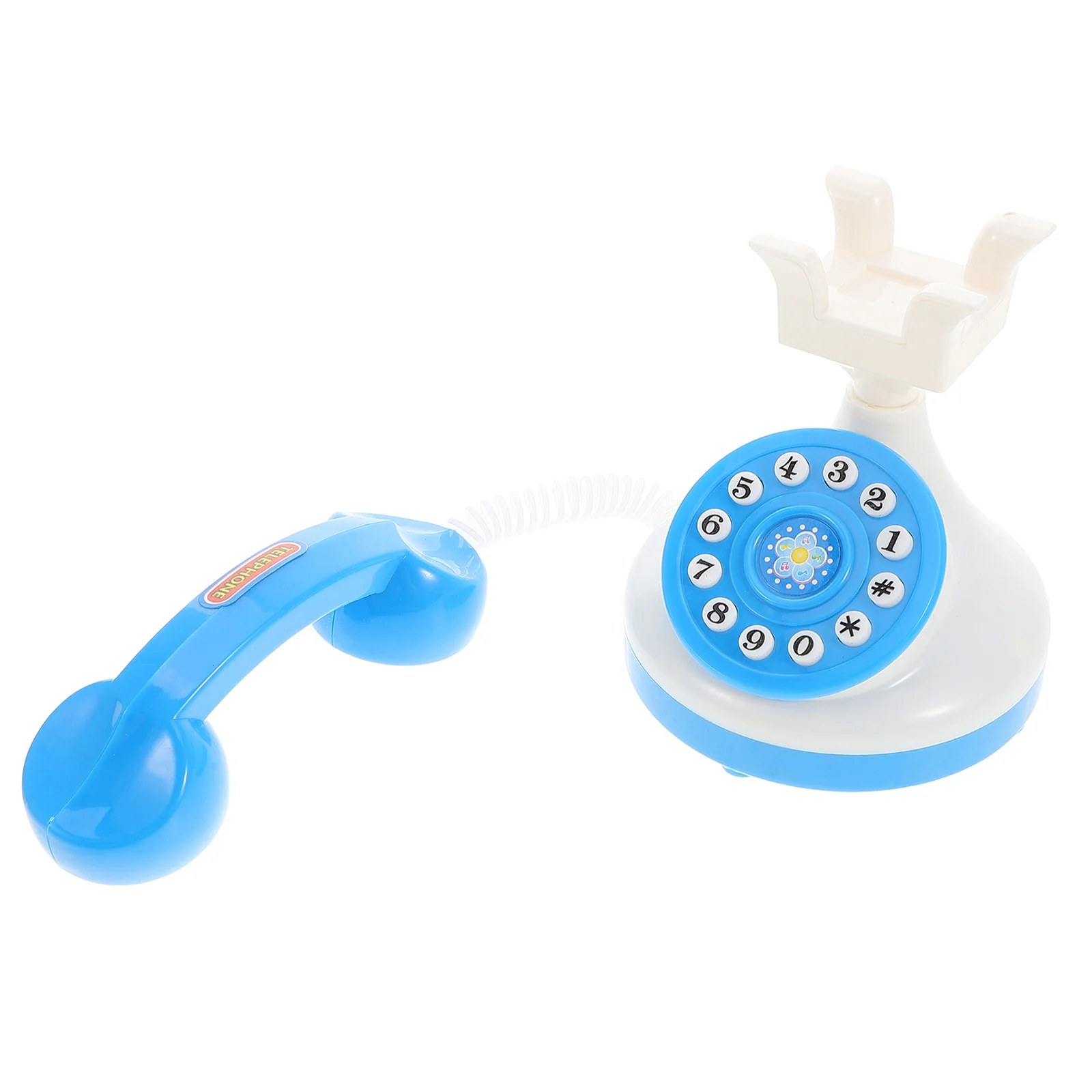 Mini Telephone Toy Miniature for Kids Boys Fake Old School Plastic Fashioned Toddler Phones Pretend