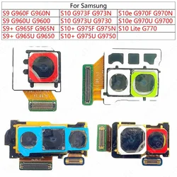 Rear Camera For Samsung Galaxy S9 Plus S9+ S10 Lite S10e Back Backside Camera Module Flex Cable Mobile Phone Spare Parts