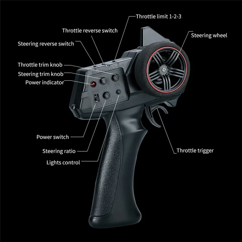 WOWFU-RC Model Auto Simulatie Jeep 1:18 RC Auto 2.4G Volledige Schaal Off-Road Crawler Klimmen Afstandsbediening auto Gift