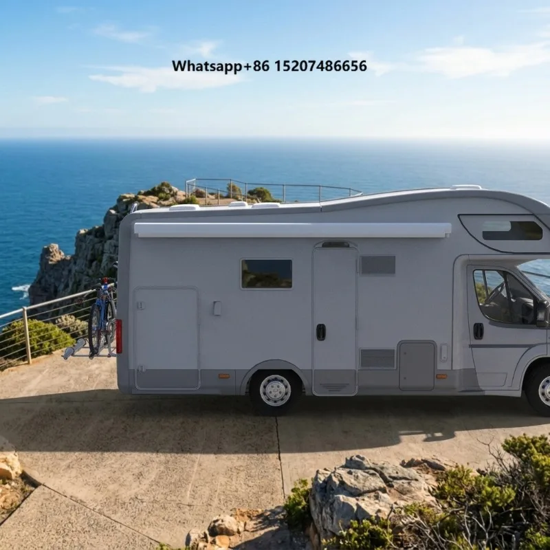 W5900 Customized 12V Power Full Cassette Motorized Wind Out Camper Van Side Mounted Caravan Awnings