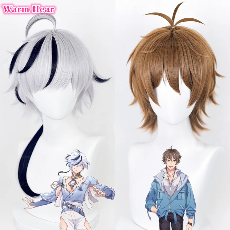 

New Blade Eiden Cosplay Wig Cosplay Anime Wig Heat Resistant Synthetic Hair Halloween Party Wigs + A Wig Cap