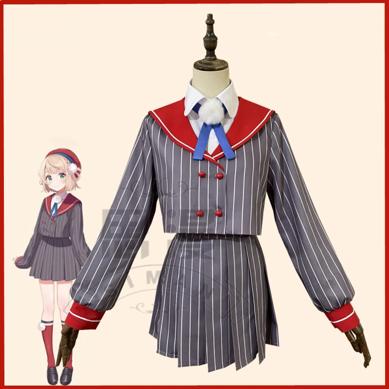 

COS-KiKi Anime Vtuber Shigure Ui Game Suit Cosplay Costume Sweet Lovely Uniform Halloween Party Outfit Women Daily Clothing