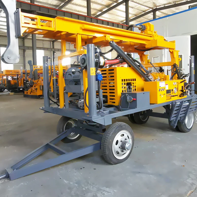 Customized Hydraulic Lifting Crawler Drilling Rig Mode Jdl-280 Deep Soil Hard Rock Mud Pump Bore Well Drilling Machine