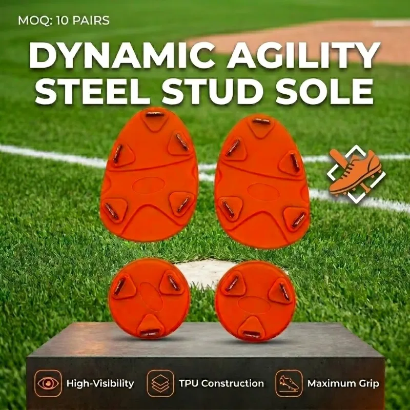 Self‑Adhesive TPU Baseball Sole Pad Split‑Design Wear‑Resistant Protective Pad for Sneaker Modification