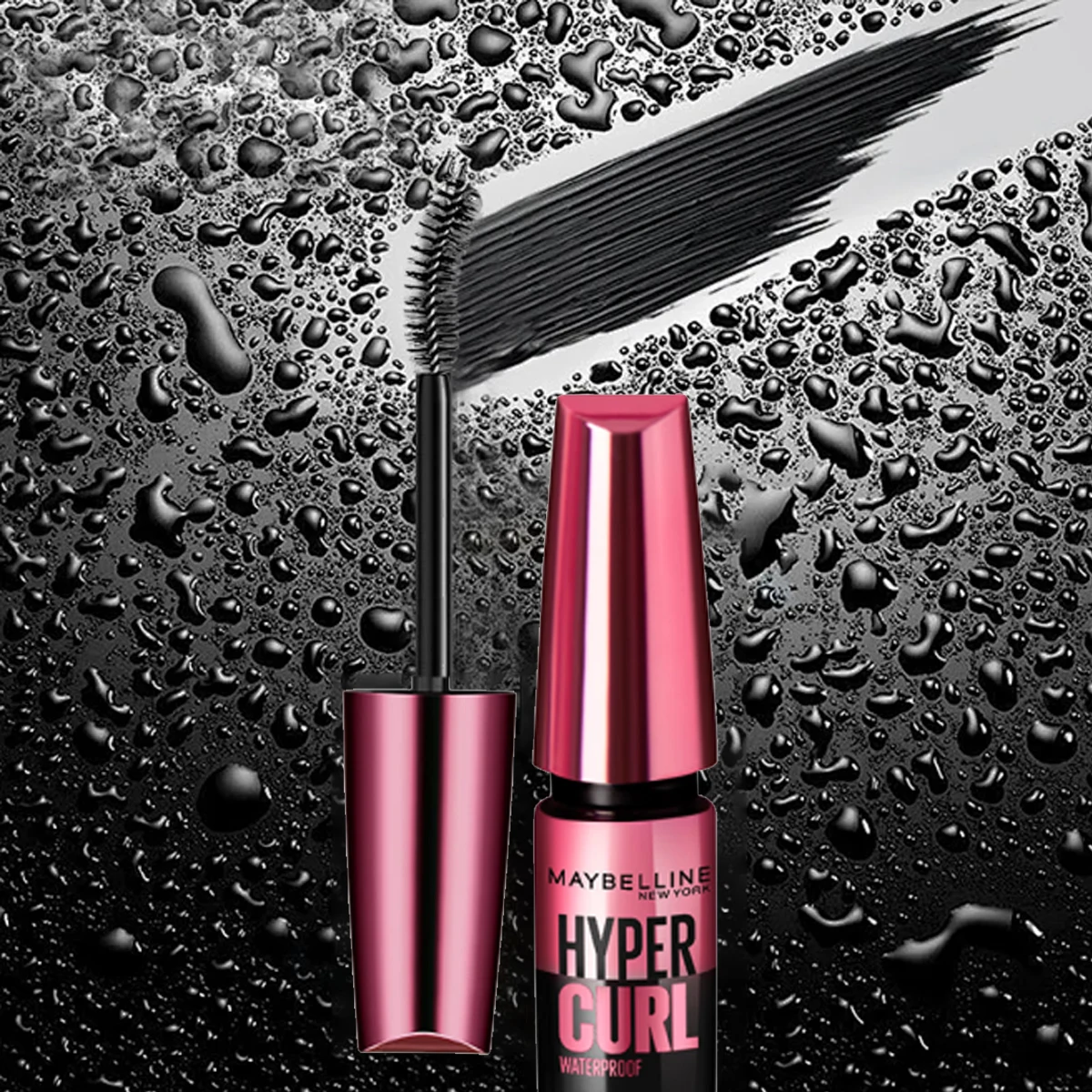 

Водостойкая тушь Maybelline, не размазывающаяся, объемная завивка, стойкий макияж ресниц для улучшения четкости глаз