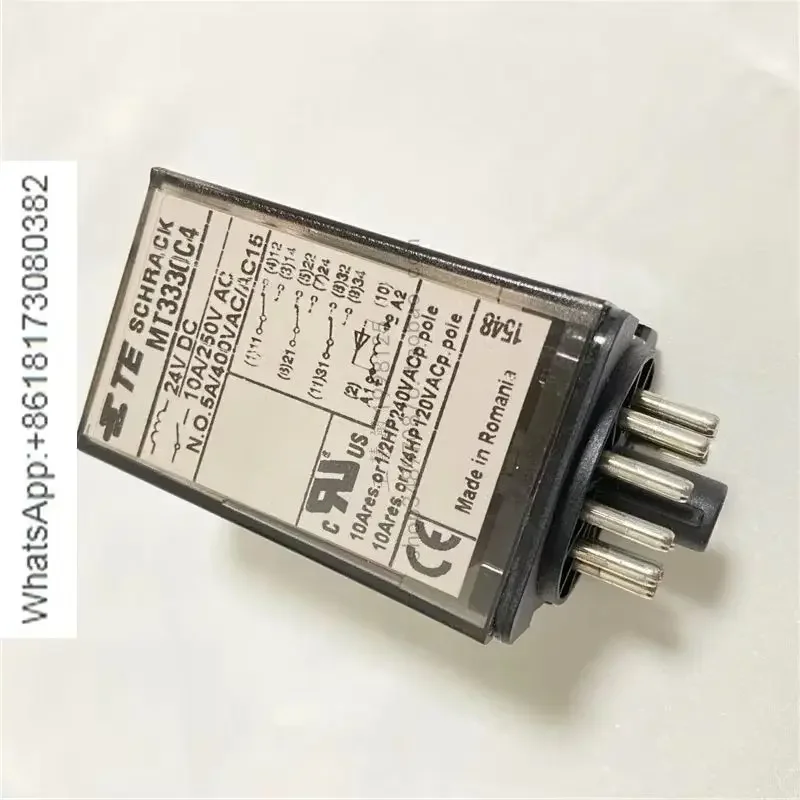 MT3330C4 TE non blocking power relay 10A 24VDC 11 pin 3PDT original factory genuine