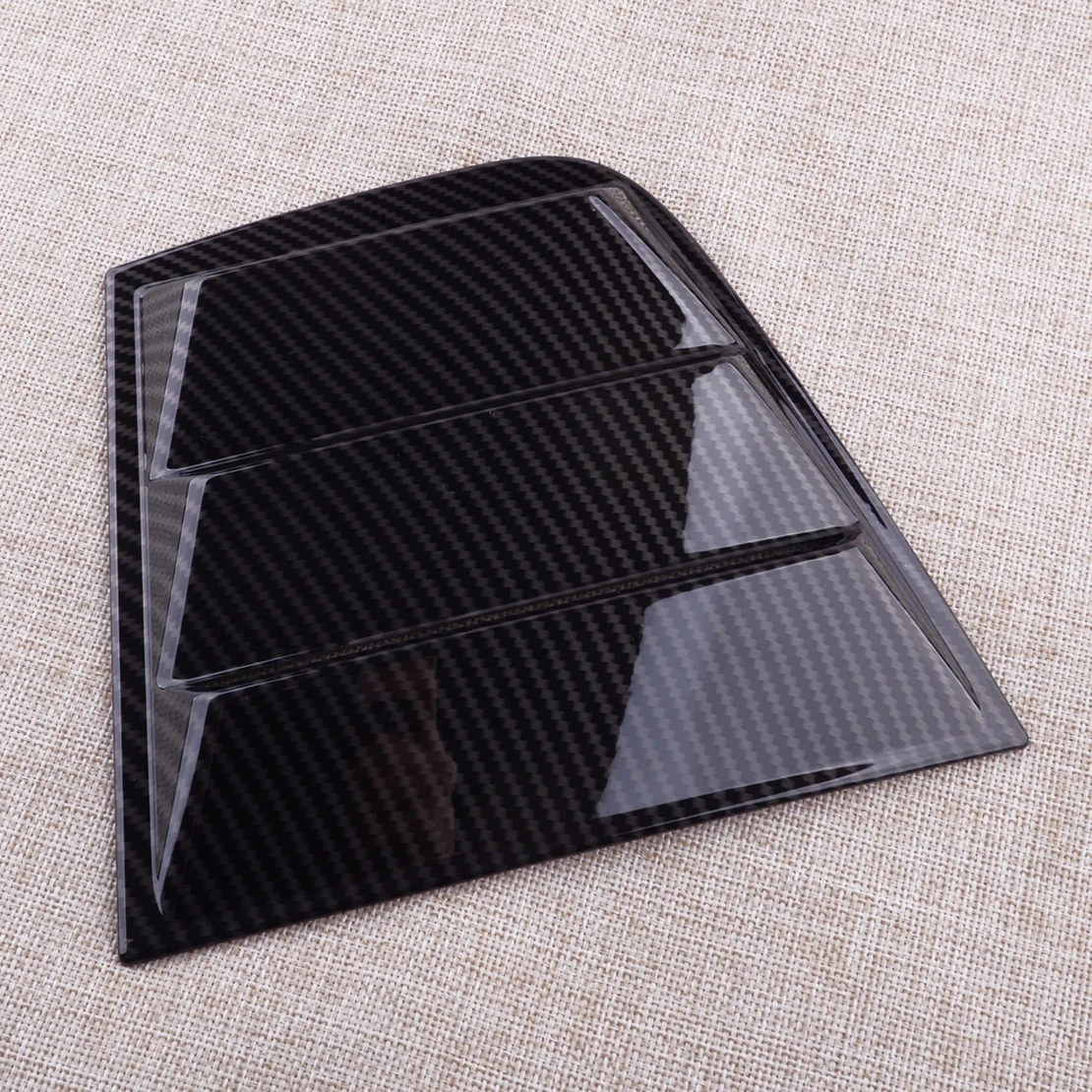 2pcs Carbon Fiber Texture Side Window Louver Scoop Cover Vent Sun Shade fit for Dodge Charger 2011 2012 2013 2014 2015-2021