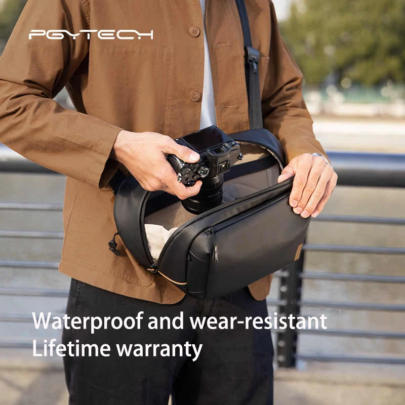 PGYTECH OneGo Solo V2 Camera Schoudertas 4L 6L 10L Crossbody Camera Sling Bag Outdoor Reistas voor Sony/Canon/Nikon