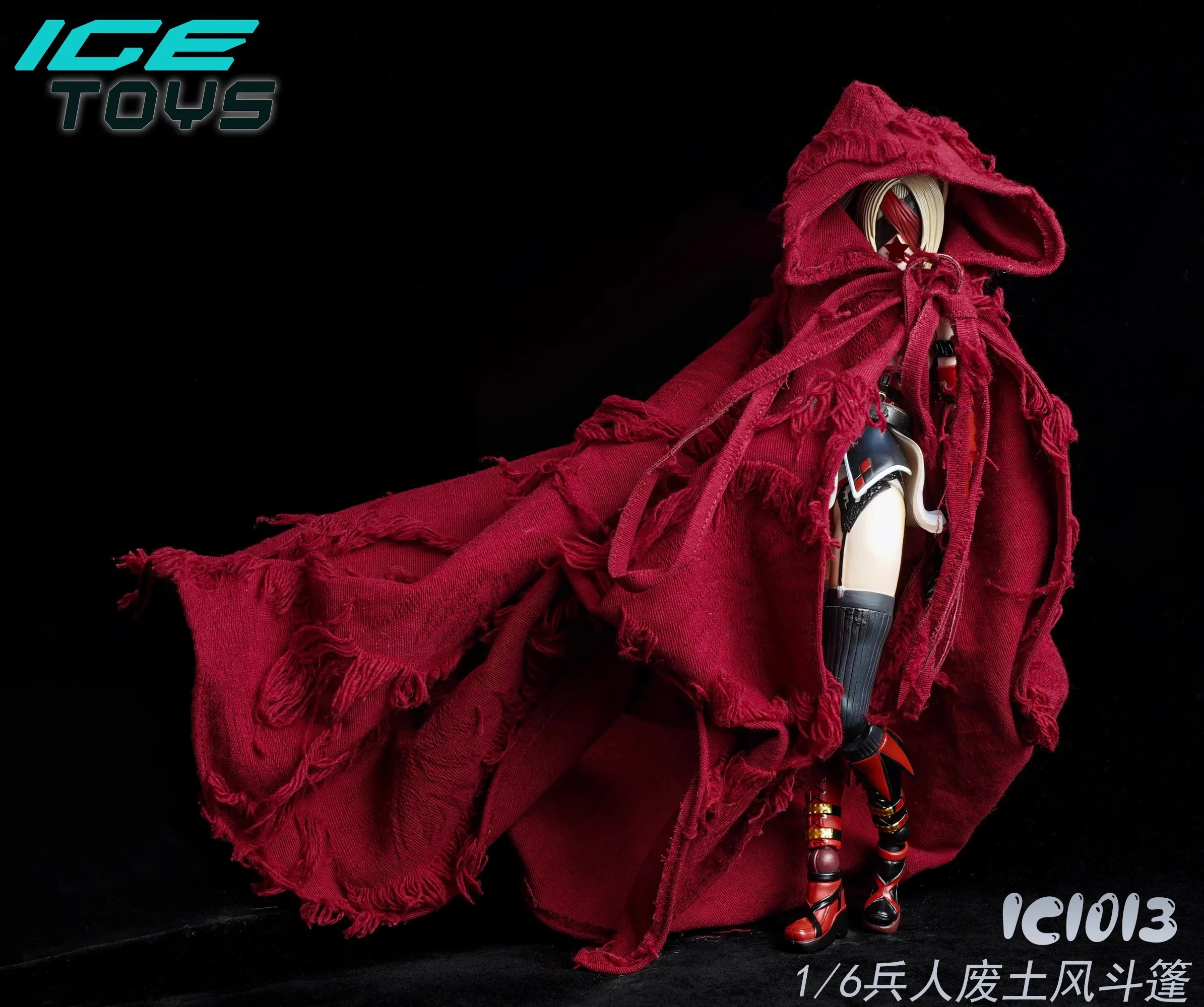 ICE TOYS IC1013 1/6 Scale Soldier Cape Cloak All Inclusive Aluminum Wire Cloak Model Fit 12'' Soldier Action Figure Body