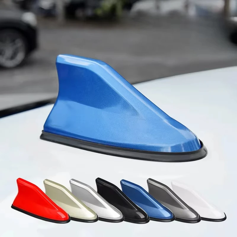 

Universal Car Antennas Shark Fin Antenna Auto Radio Signal Aerials Roof Antennas for universal car model Car Styling