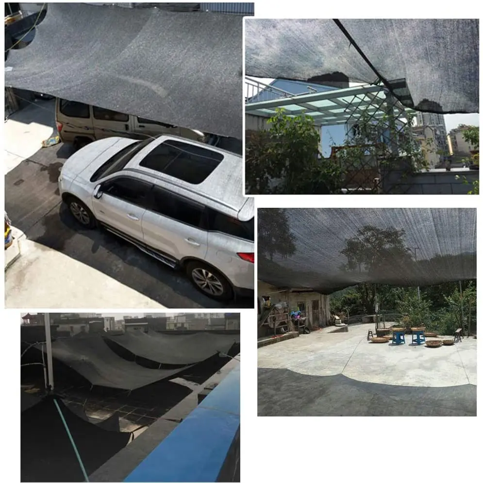 202585%遮光率、UVカット、日よけネット、屋外ガーデン用日よけ、日焼け止め、遮光ネット、PE植物温室カバーネット