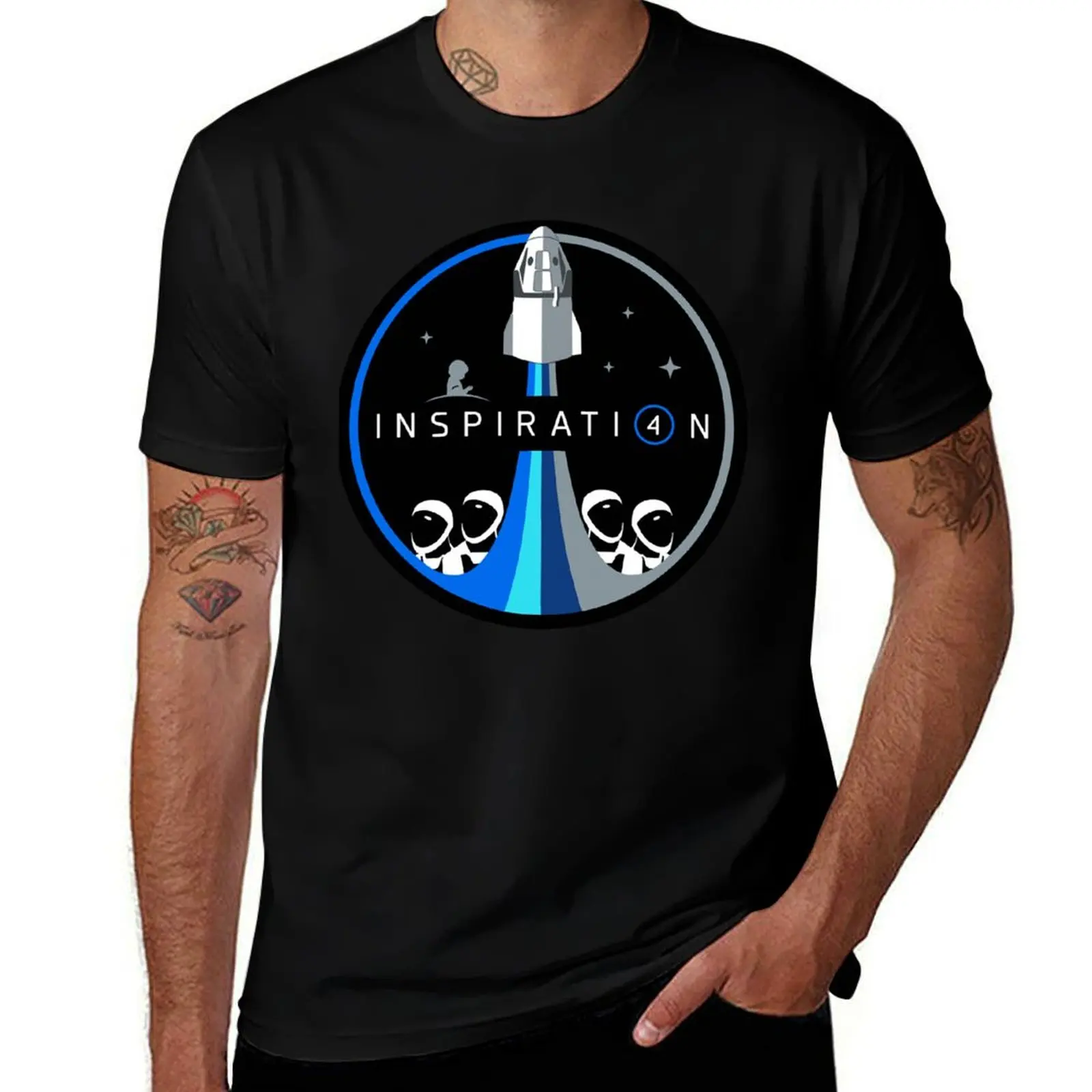 

SpaceX Inspiration4 Essential T-Shirt anime t shirts for man anime t shirts oversize t shirts for man graphic vintage T-shirt