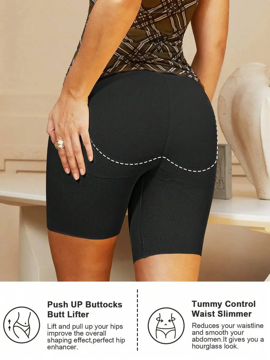 

Women Seamless Waist Cincher Shapewear Tummy Control Butt Lifter Shaping Shorts