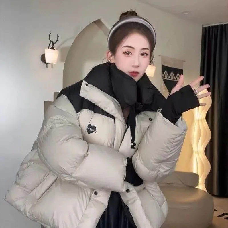 

Popular Love Min New Jacket for Women Thin and Thickened in Winter High-end Withdrawal Bread Clothes Are on Sale Women's Parkas