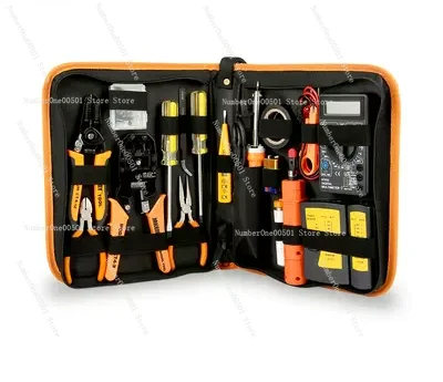 

JM-P15 Wholesale Electricians Network Screwdriver DIY Repair Tool Set Electrical Tool Kit Soldering Iron Kit