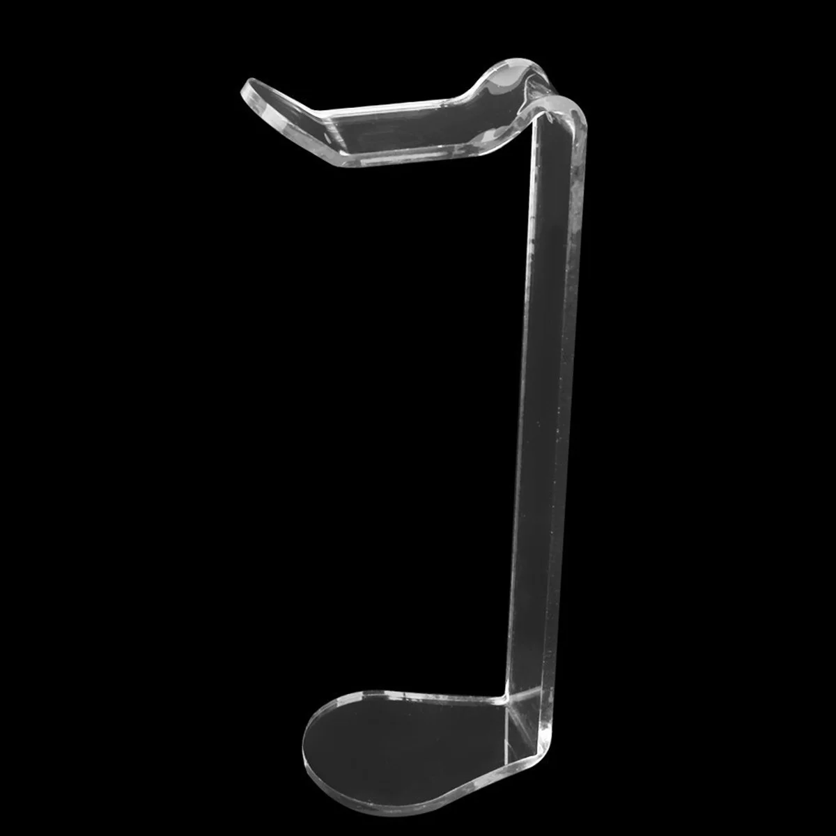 

25cm Translucent Acrylic Headphone Display Stand Universal Stable Rack for Earphones Micro Headset Holder Table Use Home Office