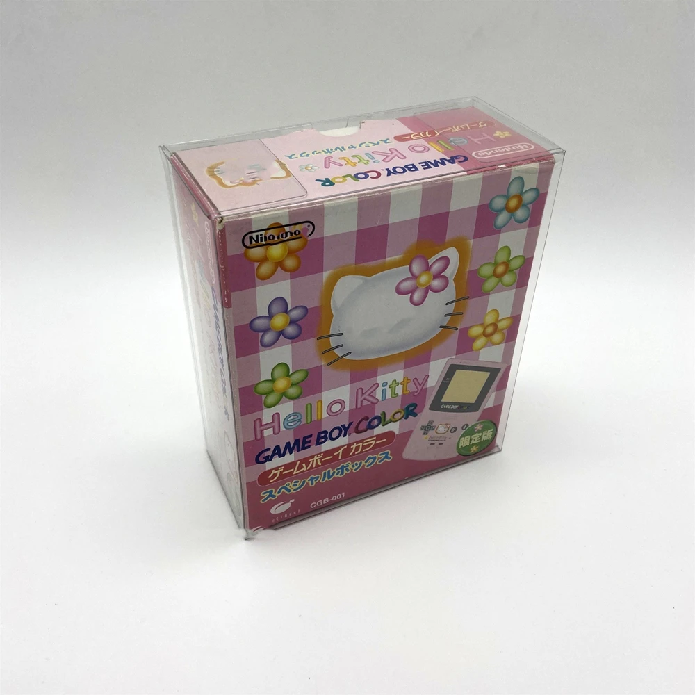 Transparent Box Protector For Nintendo Game Boy Color/GBC/ Hello Kitty Collect Boxes TEP Storage Game Shell Clear Display Case