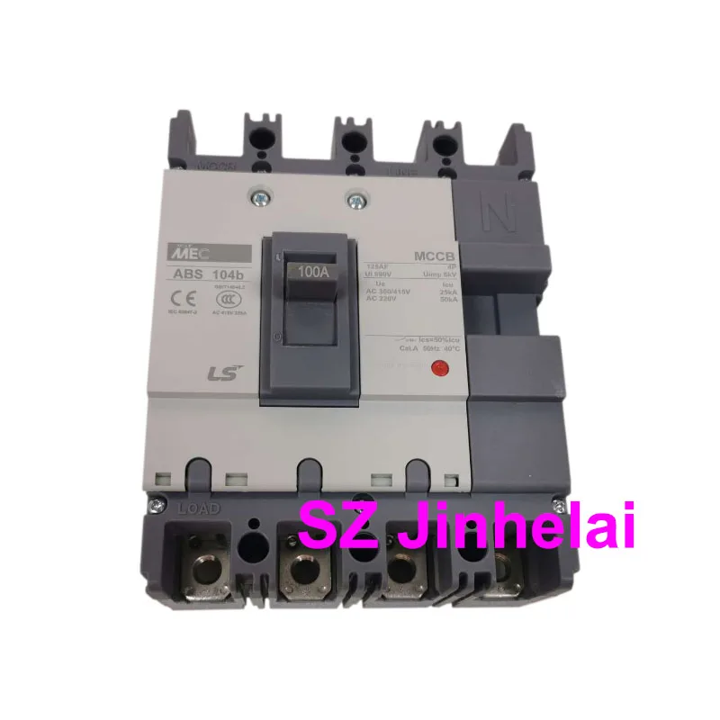 Authentic Original LS Molded case circuit breaker Air switch ABS104b ABE104b 4P 60A 75A 100A