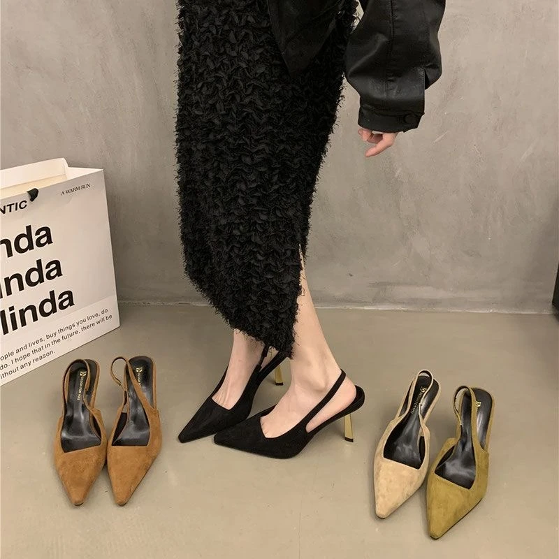 

Летние женские туфли-лодочки с острым носком, модные босоножки на высоком каблуке, элегантные туфли для вечеринок, банкетов и торжественных мероприятий