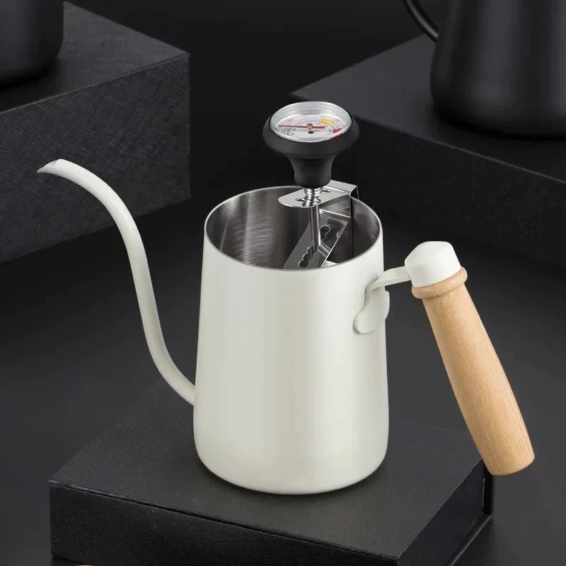 Stainless Steel Coffee Temperature Meter Probe 0~100℃ Thermometer Coffee Pot Milk Frothing Jug Cafe Kitchen Food Measuring Tools