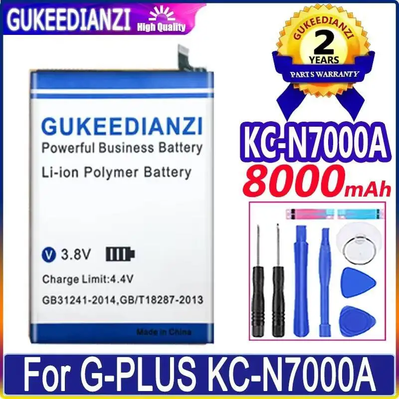 

Environmentally Friendly For G-Plus Gplus KC-N7000A 8000Mah Mobile Phone Battery Reliable Power