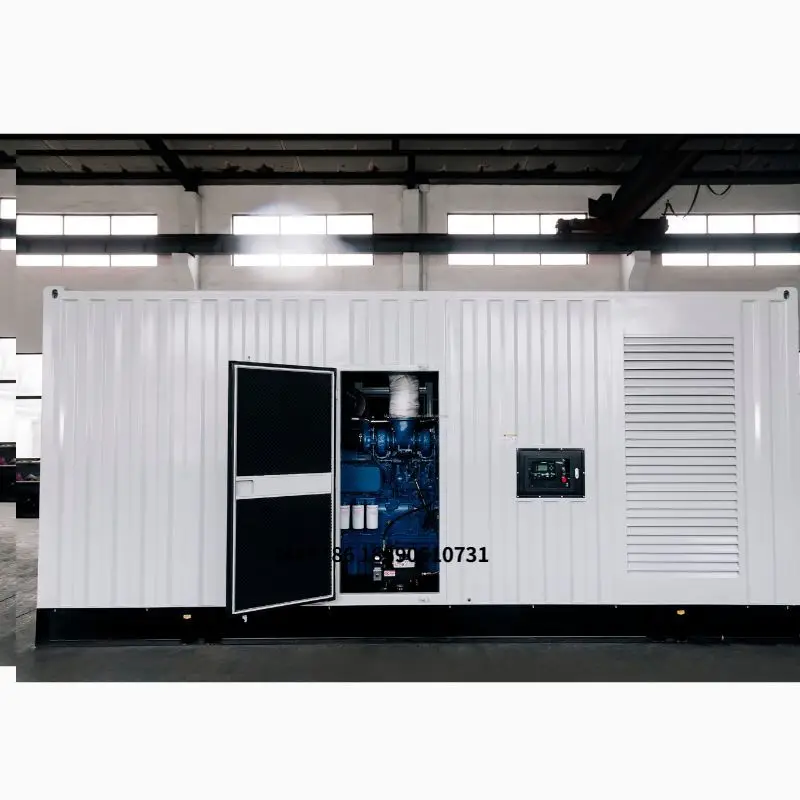 Heavy Duty  Generator 1200kW 1500kVA 1.2MW Power Generation Machine Use ChongQingCummins Engine Smart Control Panel