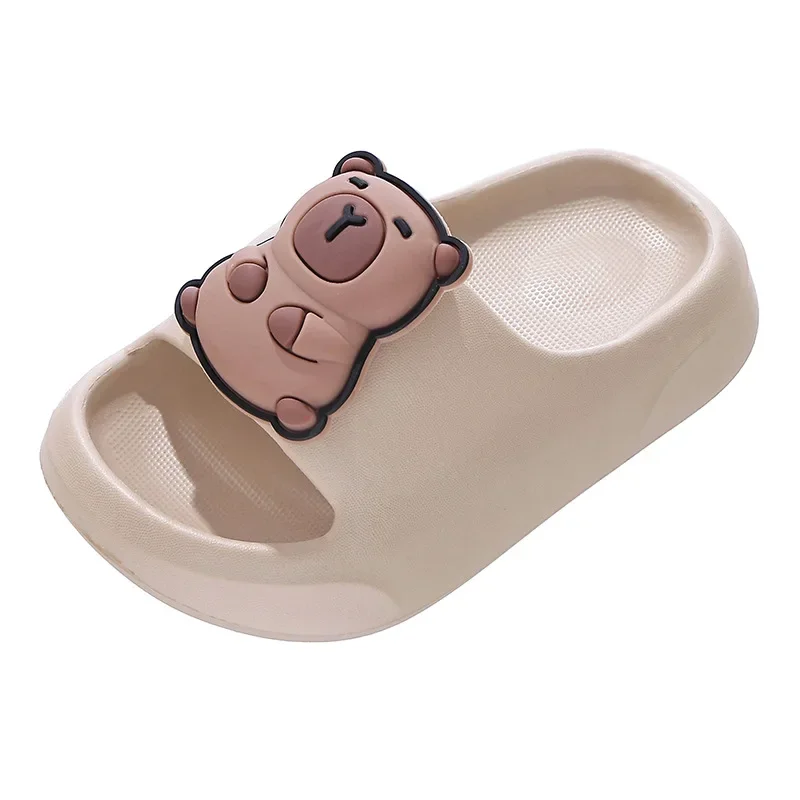 شباشب إيفا صيفية للأطفال مضادة للانزلاق كابيبارا للاستخدام الداخلي والخارجي كارتونية ناعمة من الأسفل للأطفال الأولاد والبنات أحذية سهلة الارتداء #5