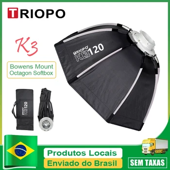 Triopo Octagon Softbox Montagem Bowens