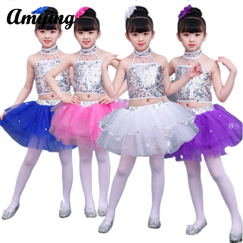 

Girl Fluffy Gauze Skirt Birthday Party Princess Dress Children's Sequin Festival Clothing Stage Group Performance Clothing Cute