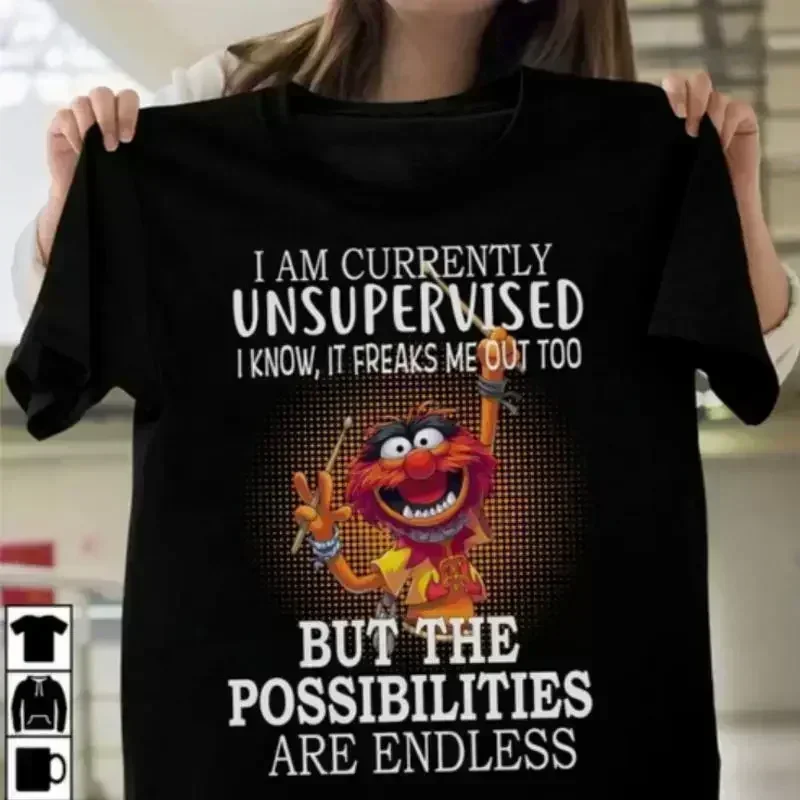 I Am Currently Unsupervised Know It Freaks Me Out Too T Shirt Unisex Shir