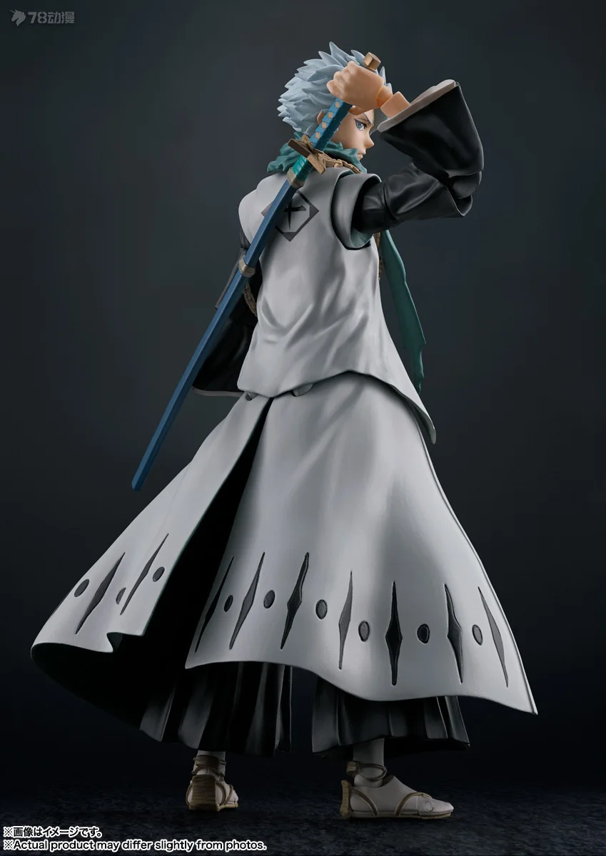 Bandai SHF Shinigami/Realm /BLEACH Series Hitsugaya Winter Shiro สามารถสัมผัสมือถือเดสก์ท็อปสําหรับชาย