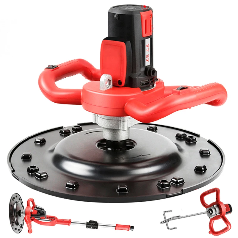 آلة تلميع وتنعيم الجدار الكهربائية 6 سرعات آلة تسوية الملاط الأسمنتي 2880 واط/4880 واط 220 فولت خلاط الخرسانة