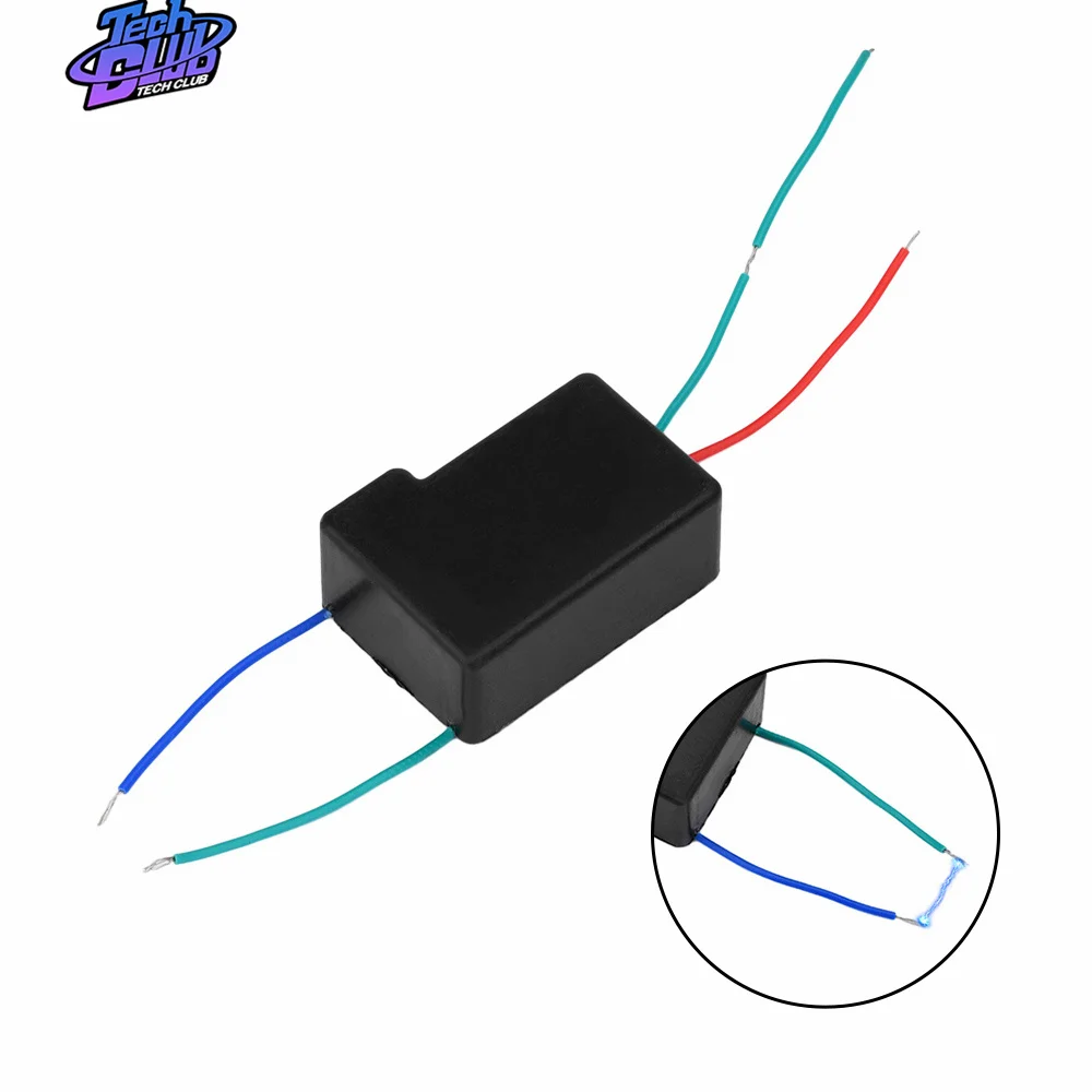 50KV High Voltage Pulse Arc Generator Inverter Step Up Boost Transformer Super Arc Ignition Coil Module DC 3.7-6V To 50KV 2-3A