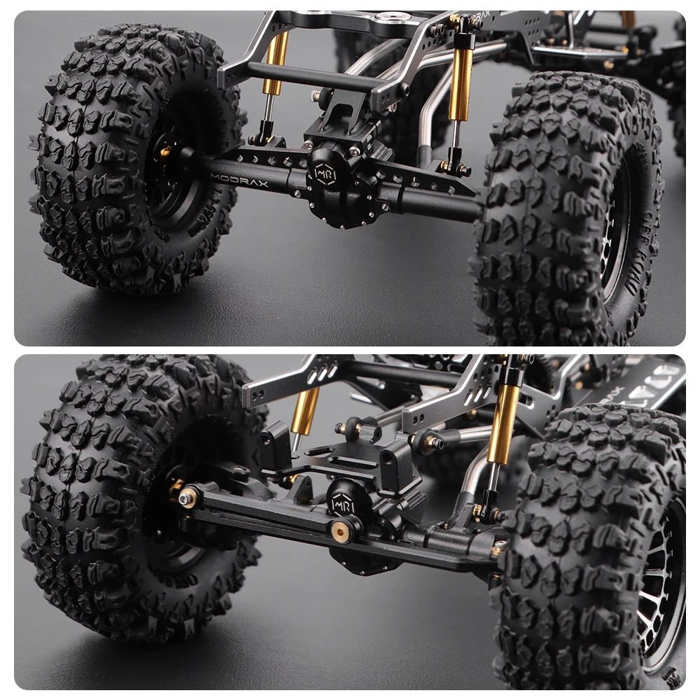 ModRax +6mm SCX24 Axles with 3-Section CVD for 1/24 Axial SCX24