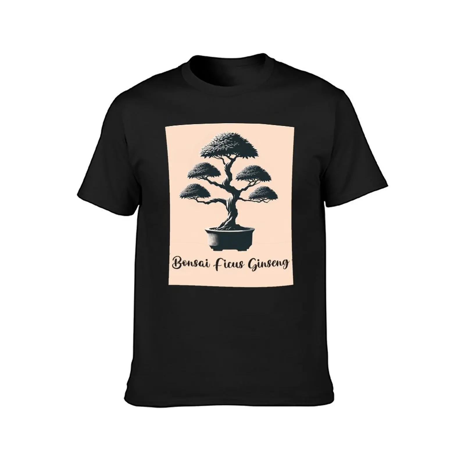 Elegant Bonsai Ficus Ginseng T-Shirt sweat summer tops Aesthetic clothing aesthetic clothes fitted t shirts for men