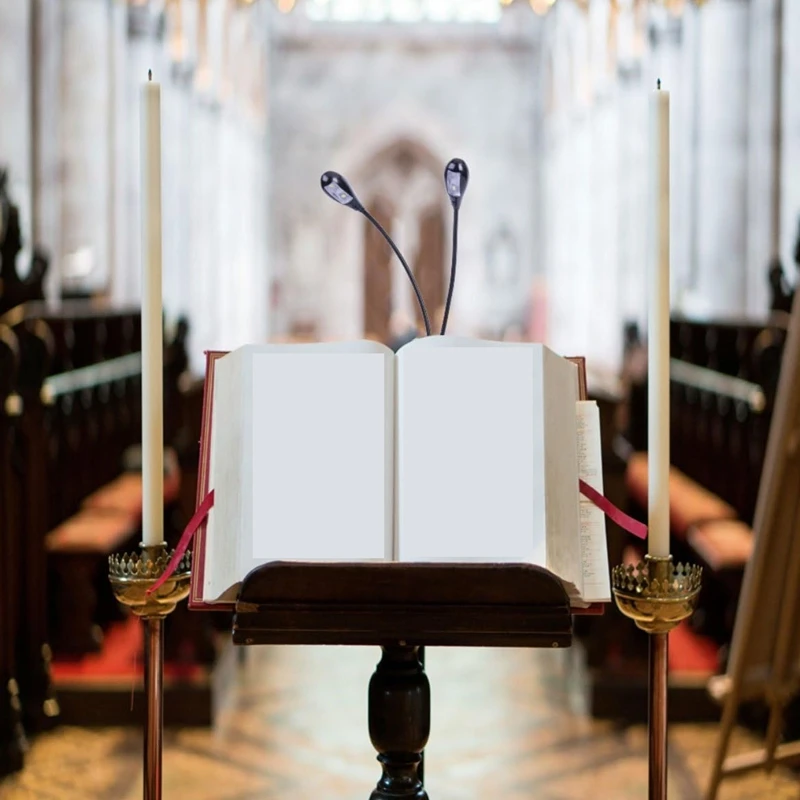 1 Stuks Muziek Stand Licht Clip Op Led Boek Verlichting Perfect Voor Boekenwurmen, Pianist, Kinderen