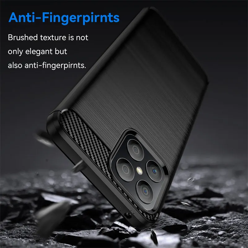 Honor X8 4G TFY LX1 LX2 LX3 Case Silicone Bumper Shockproof Carbon Fiber TPU Back Cover Soft Phone Case for Honor X8 HonorX8 4G