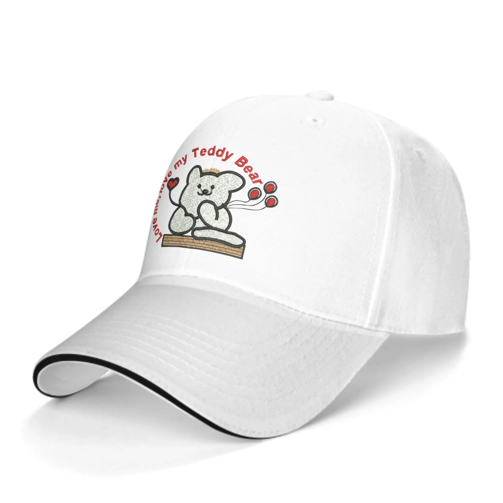 

Cute Bear Baseball Caps Cotton High Quality Cap Men Women Hat Trucker Snapback Dad Hats Love