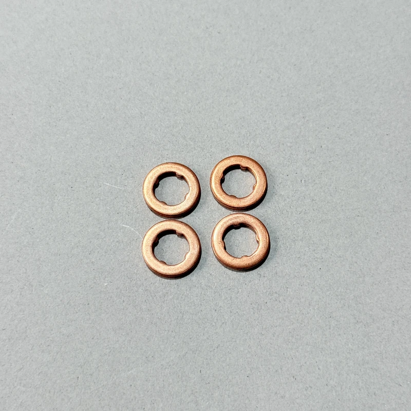 Brand New Genuine 4 Pcs Diesel Fuel Injector Shim Gasket 33818-3A000 For Hyundai Santa Fe 2012-2013 Kia Soul 2013 338183A000 - view 4