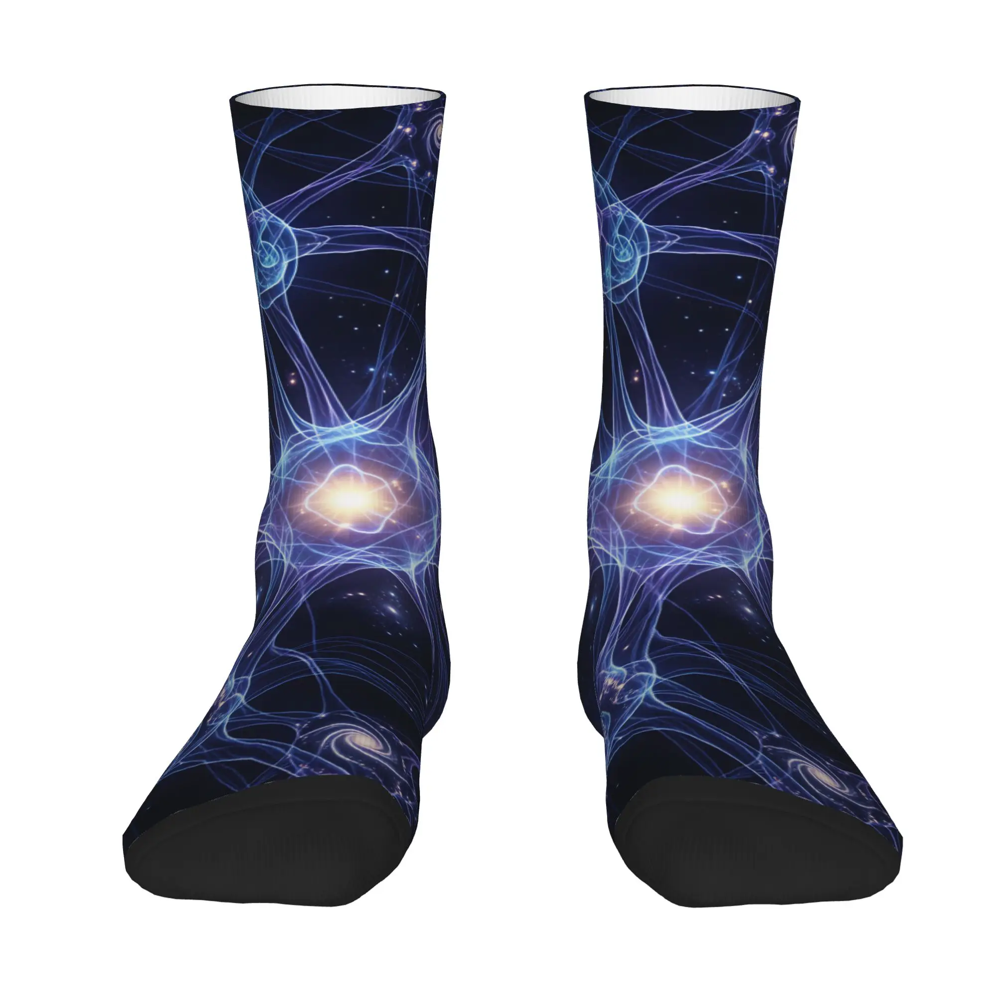 Neuro Brain Time! Let's Have Some Synapse Fun  Socks  Graphic Stockings Non Skid Men Socks Soft Autumn Retro Climbing Socks