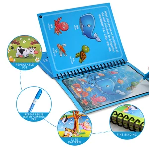 Magic Drawing Book for Children, Montessorian Toys, Reusable Coloring Book, Magic Water Design Book 8 Main Sales Children's Pedagogical Toys - №7