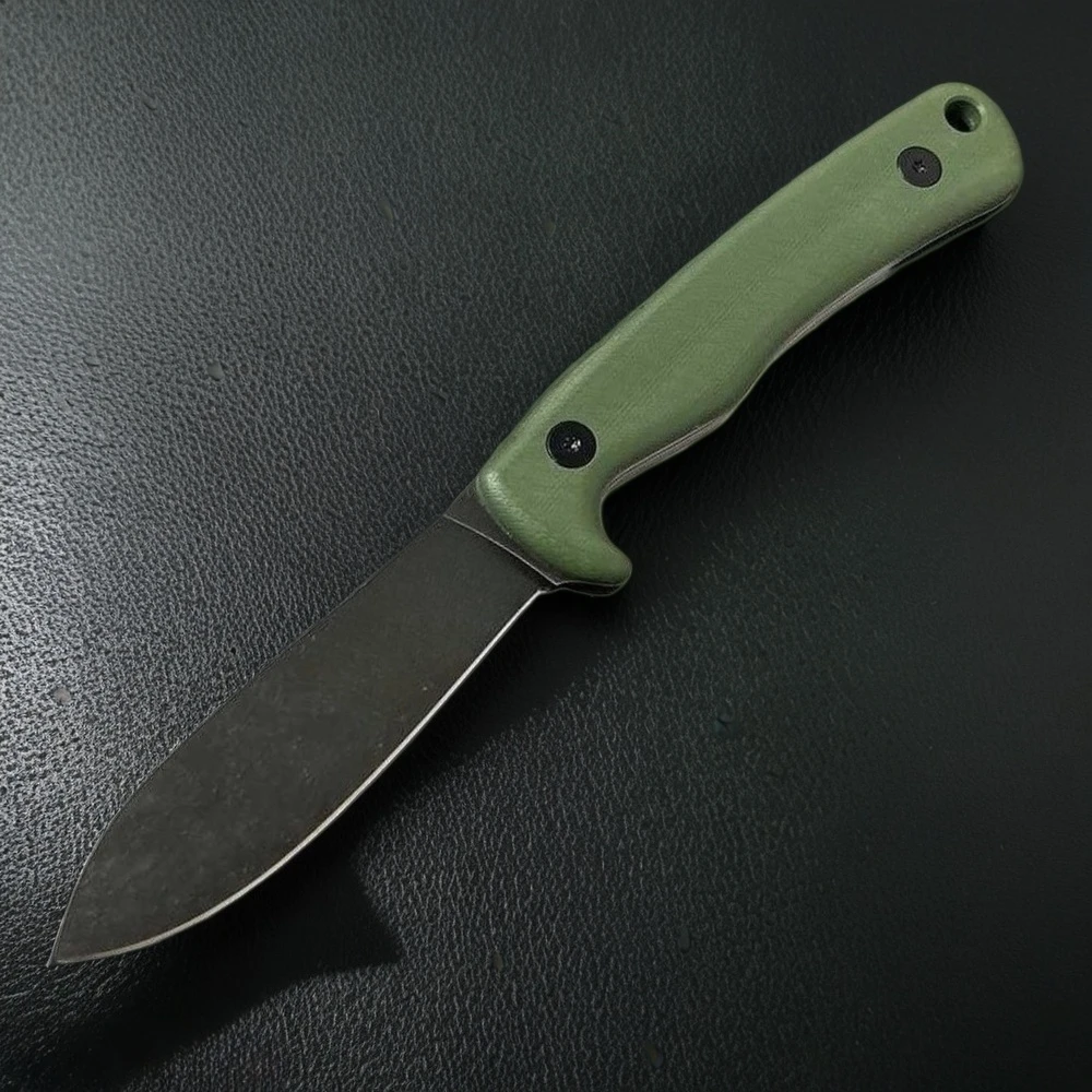 

Tactical Fixed Blade Knife Full Tang 1095 High Carbon Steel Blade G10 Handle Outdoor Camping Survival Knives with Kydex Sheath