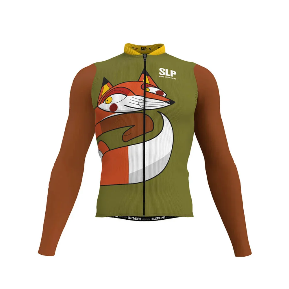 

SLP men Cycling Jersey outdoor Bicycle Running Long Sleeve MTB Clothing Breathable Thin Coat Racing Pro Team Shirt 2025