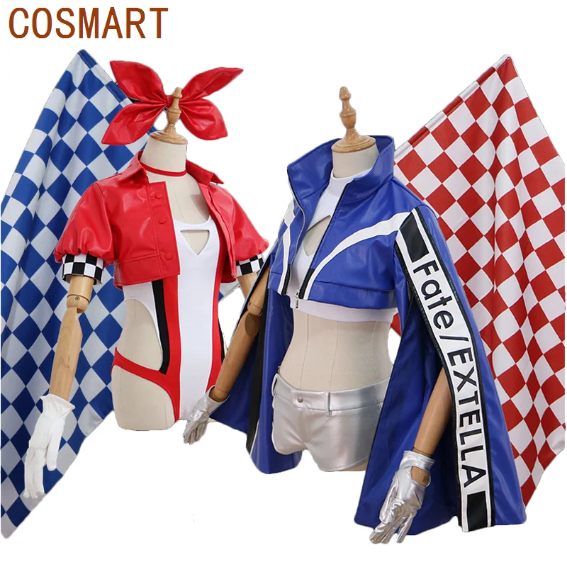 

COSMART Game FGO Fate Grand Order Cosplay Costumes Nero Saber Tamamo no Mae Cosplay Racing Suit Halloween Party Women Costume