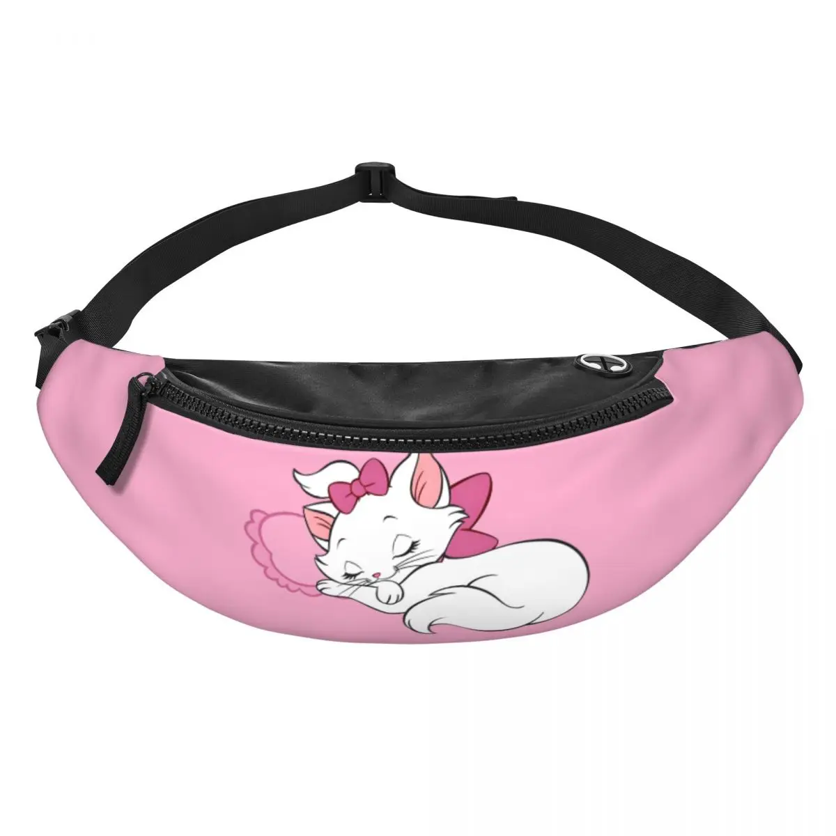 

Модная поясная сумка Custom Fashion M-Marie Cat Cartoon для путешествий и походов, унисекс, через плечо, для телефона и денег