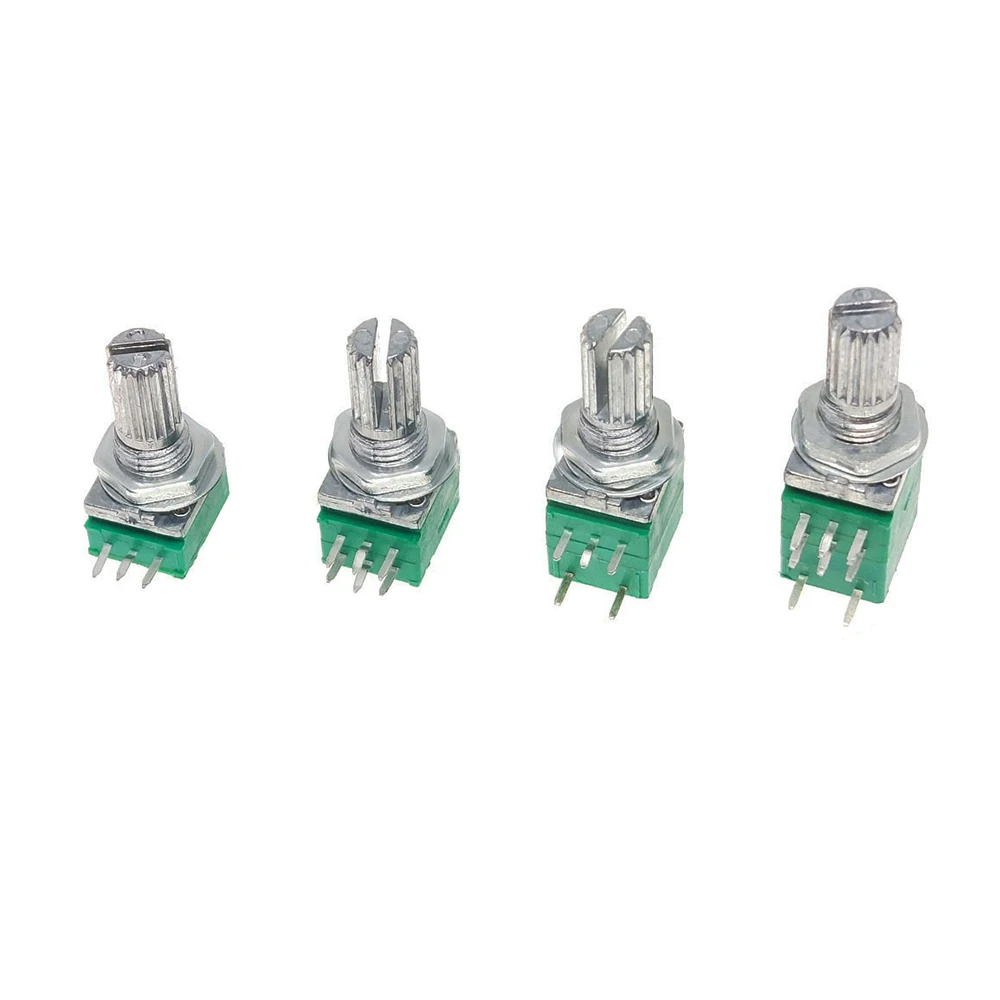 5PCS RK097NS RV097G RV097NS Audio Amplifier Sealed Potentiometer 3Pin 5Pin 6Pin 8Pin 15mm Shaft B1K B5K B10K B20K B50K B100K